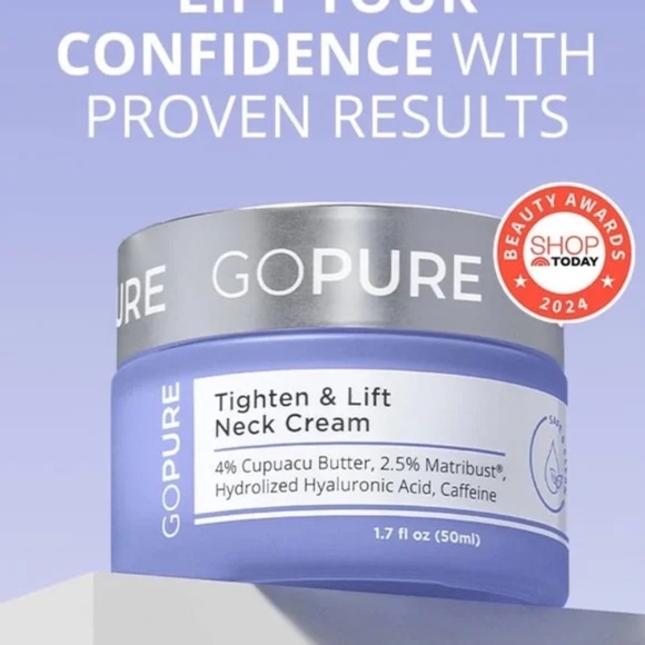Go Pure Tighten & Lift Neck Cream - Picture 1 of 8